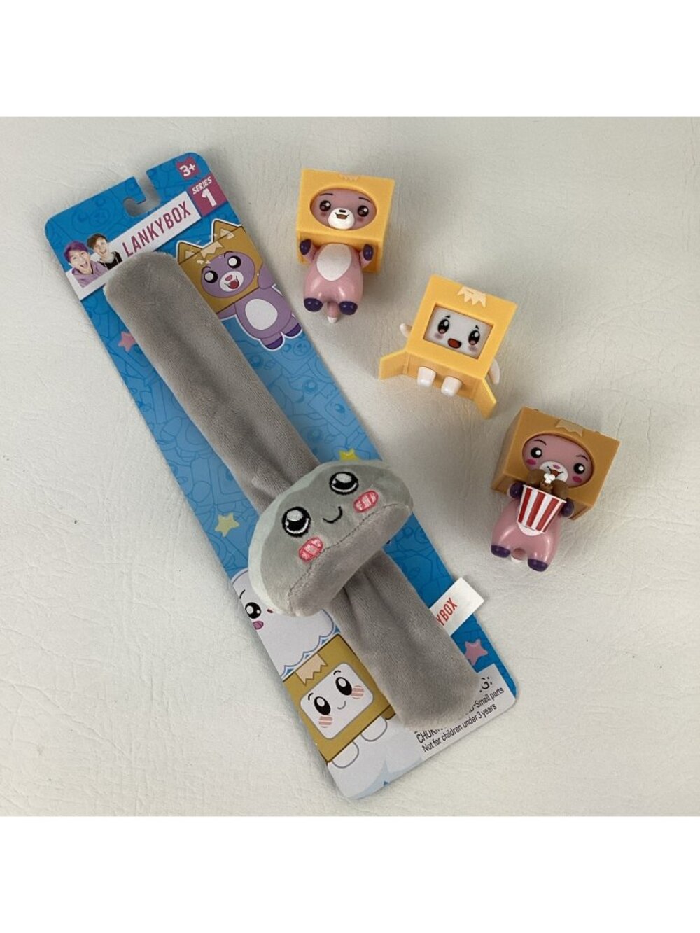 Lankybox Cuff Plush Slap Bracelet Boxy Micro Mystery Figures Series 1 Lot Bundle
